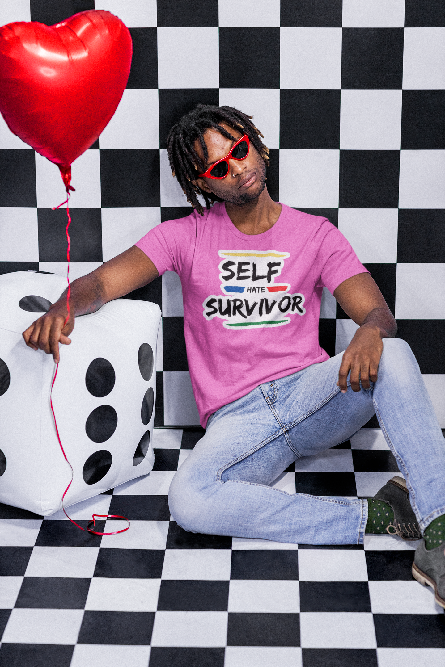 “Self Hate Survivor” Exclusive “Safety Pink” - SelfHateSurvivor