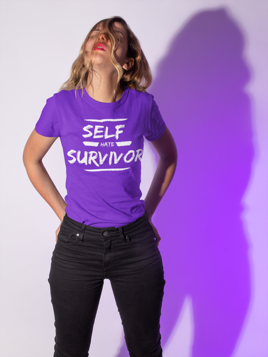 “Self Hate Survivor” Short Sleeve “Purple” - SelfHateSurvivor