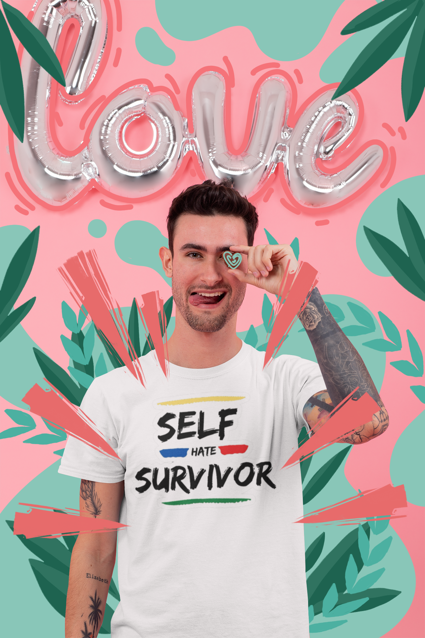 “Self Hate Survivor” Exclusive “White” - SelfHateSurvivor