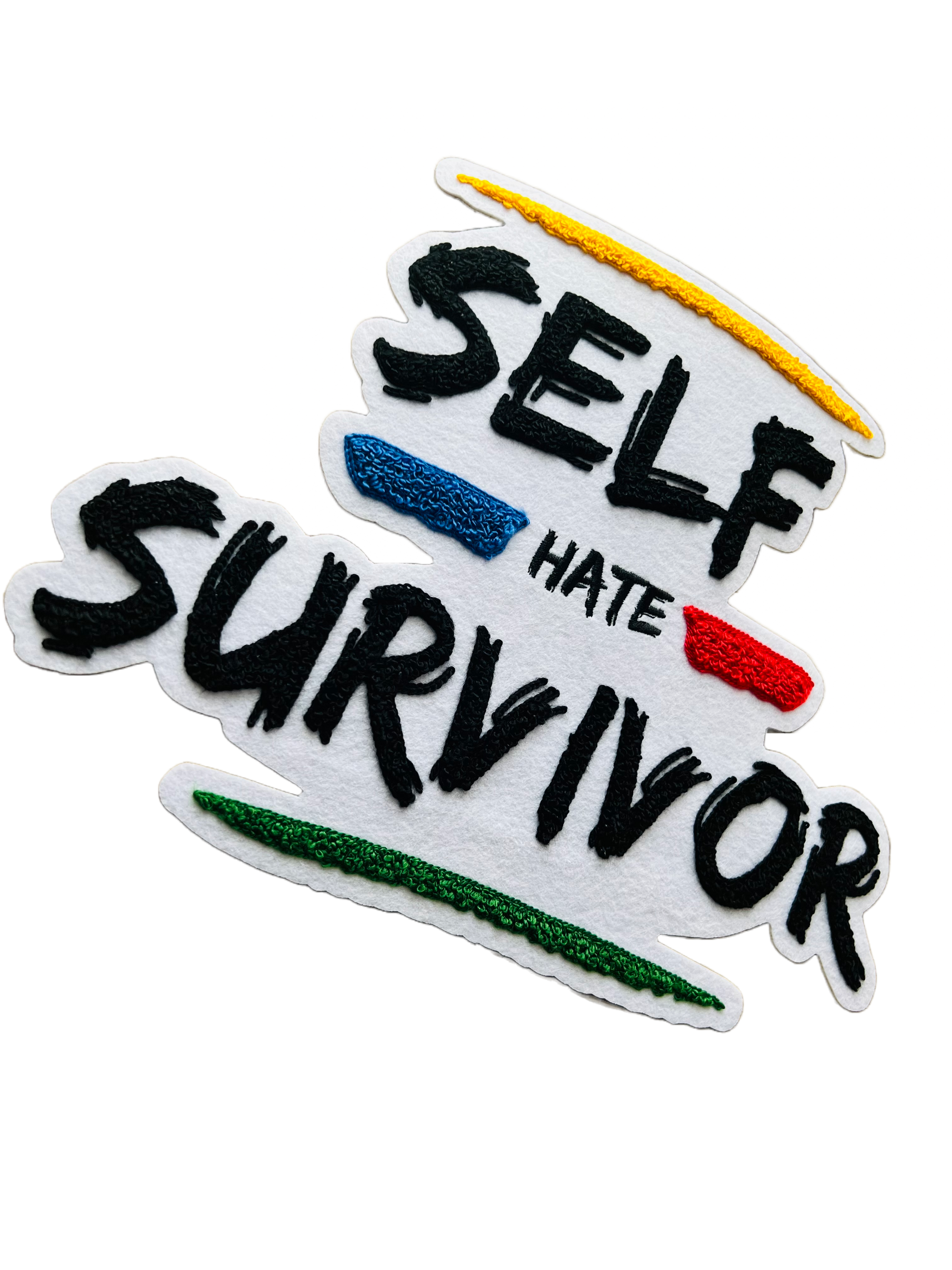 “Self Hate Survivor” Hoodie “Safety Pink” - SelfHateSurvivor