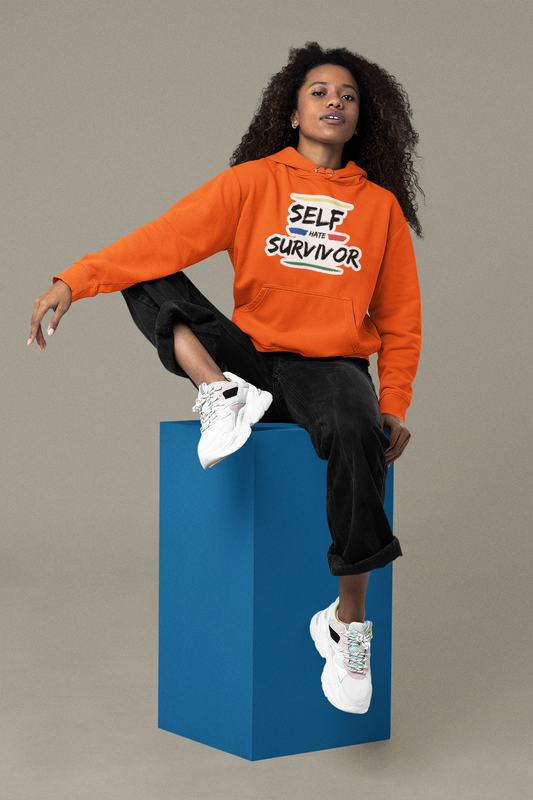 “Self Hate Survivor” Hoodie “Orange”