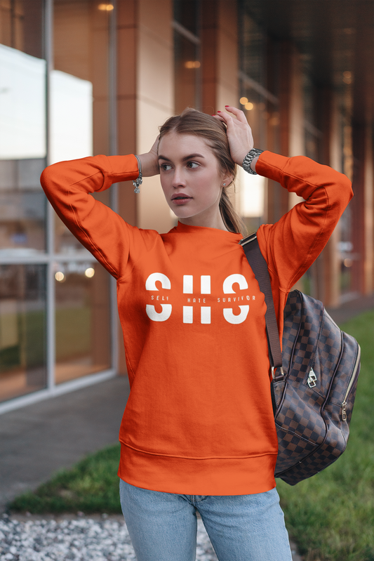 “Self Hate Survivor” Sweatshirt “Orange”